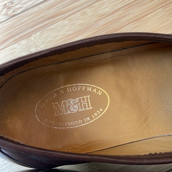 Maus & Hoffman Men\'s Loafers Size 11 M Brown Leather Slip On Dress Shoes Spain main image 5